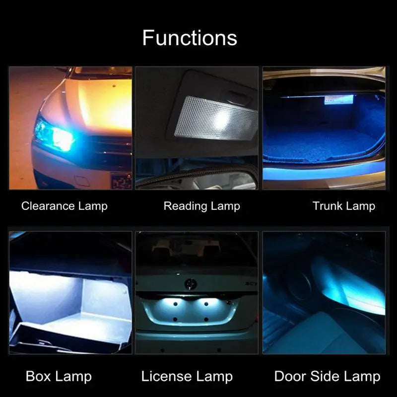 LED Parking Bulb 10‑Pack — Bright White T10/194/168/W5W