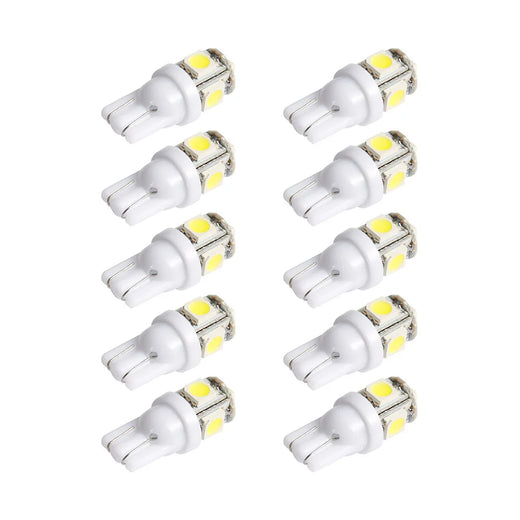 LED Parking Bulb 10‑Pack — Bright White T10/194/168/W5W