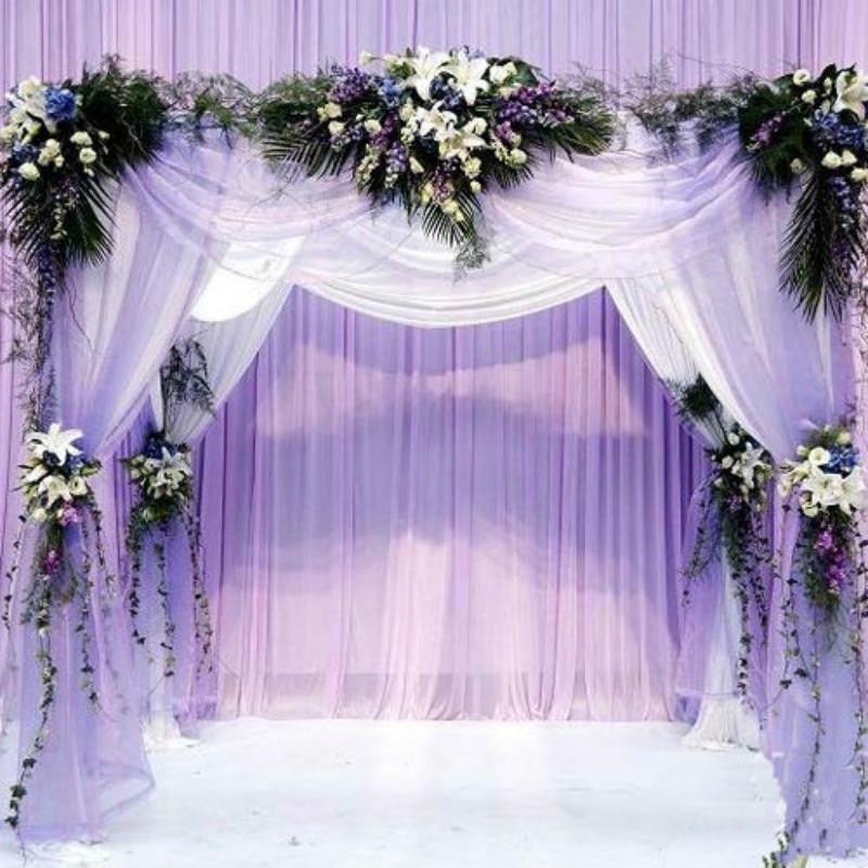 Crystal Tulle Organza Sheer Draping Fabric, 10m Roll