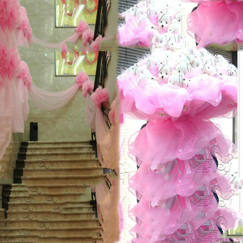 Crystal Tulle Organza Sheer Draping Fabric, 10m Roll