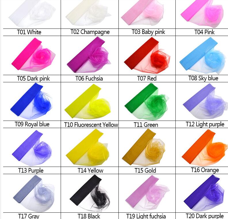 Crystal Tulle Organza Sheer Draping Fabric, 10m Roll