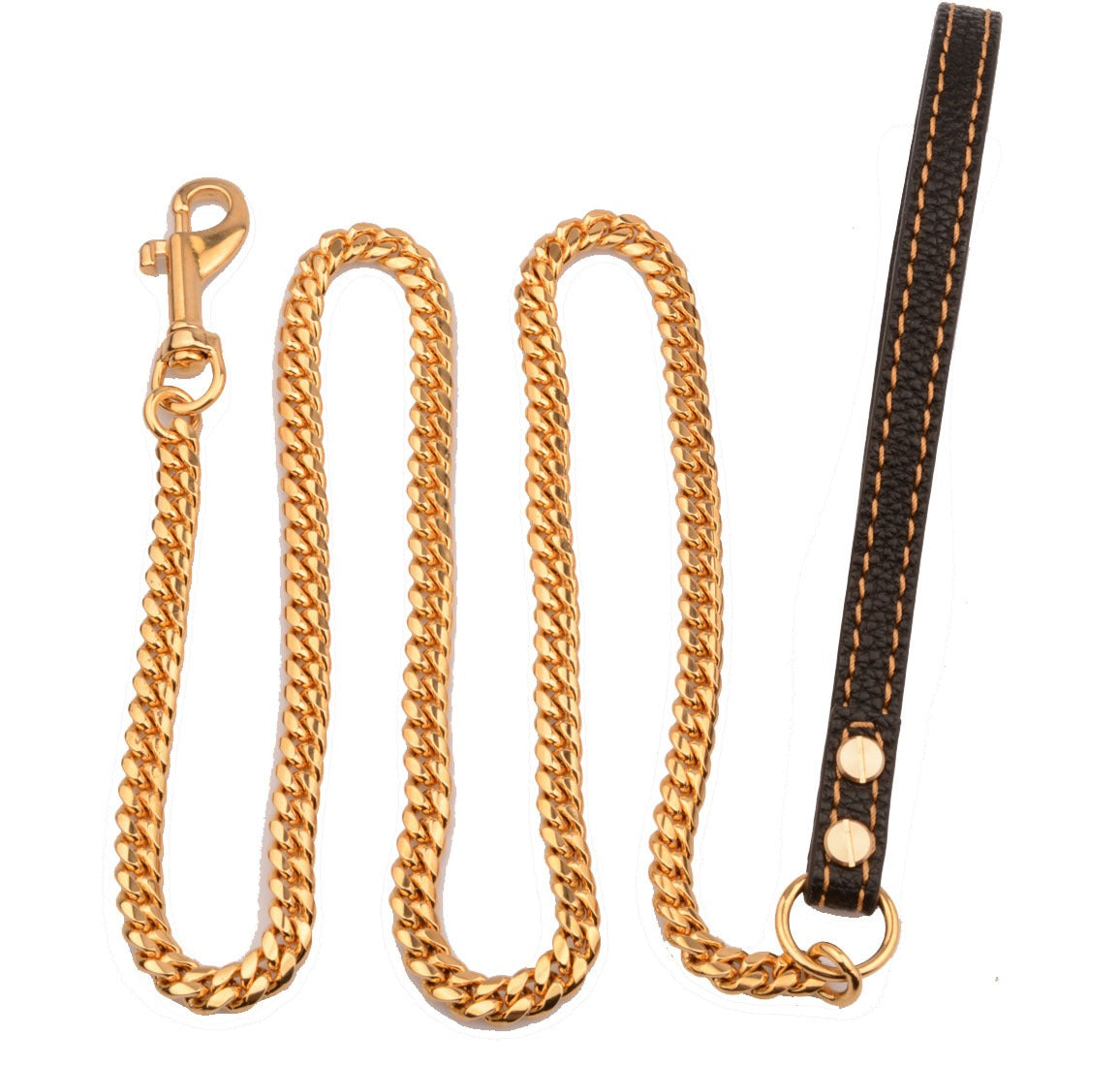 10mm Stainless Steel Dog Leash for Secure Daily Walks