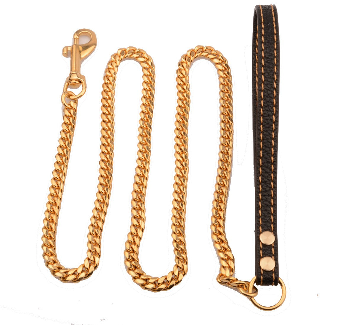 10mm Stainless Steel Dog Leash for Secure Daily Walks