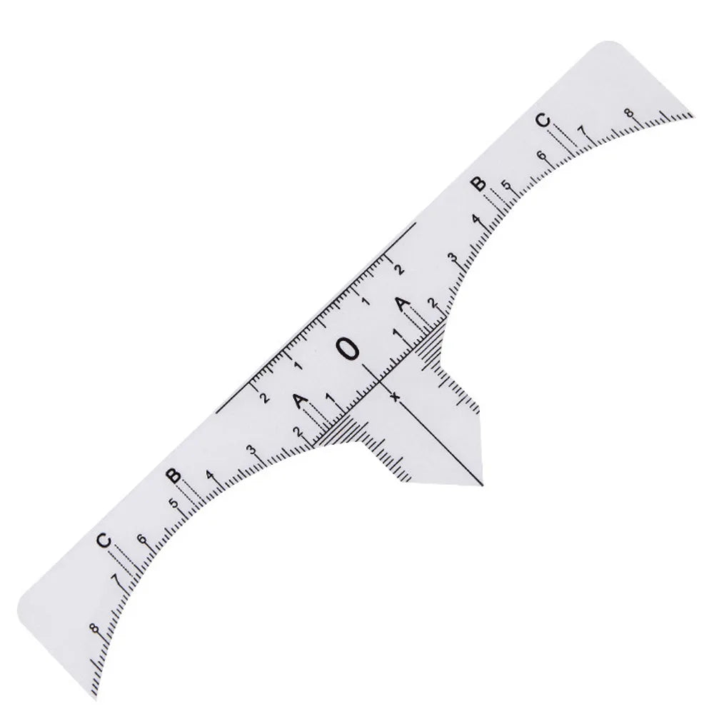 Disposable Microblading Brow Ruler Set — 10 pcs for Precise