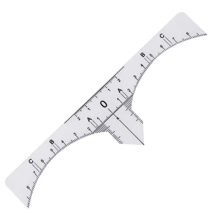 Disposable Microblading Brow Ruler Set — 10 pcs for Precise