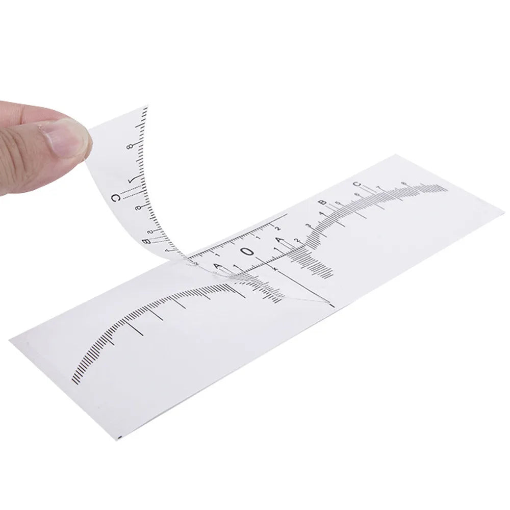 Disposable Microblading Brow Ruler Set — 10 pcs for Precise