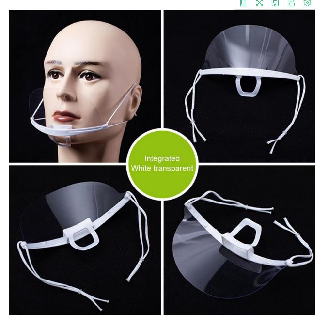 Transparent Anti-Splash Face Shield for Cooking Safety