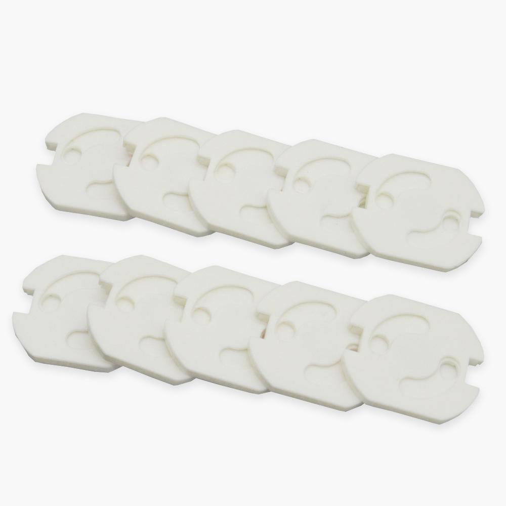Child Safety Outlet Covers, 10-Piece Electrical Locks