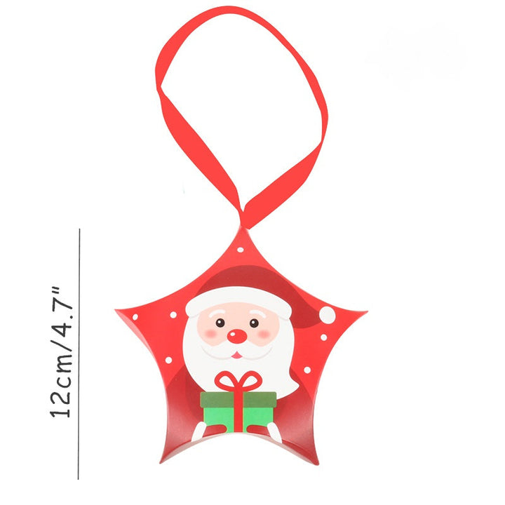 Christmas Gift Boxes: 12cm Star-Shaped Favor Packaging