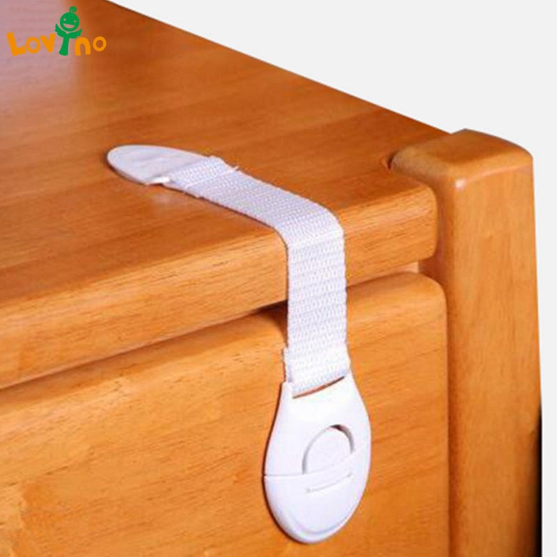 Child Safety Locks for Cabinets & Drawers | 10 Pack