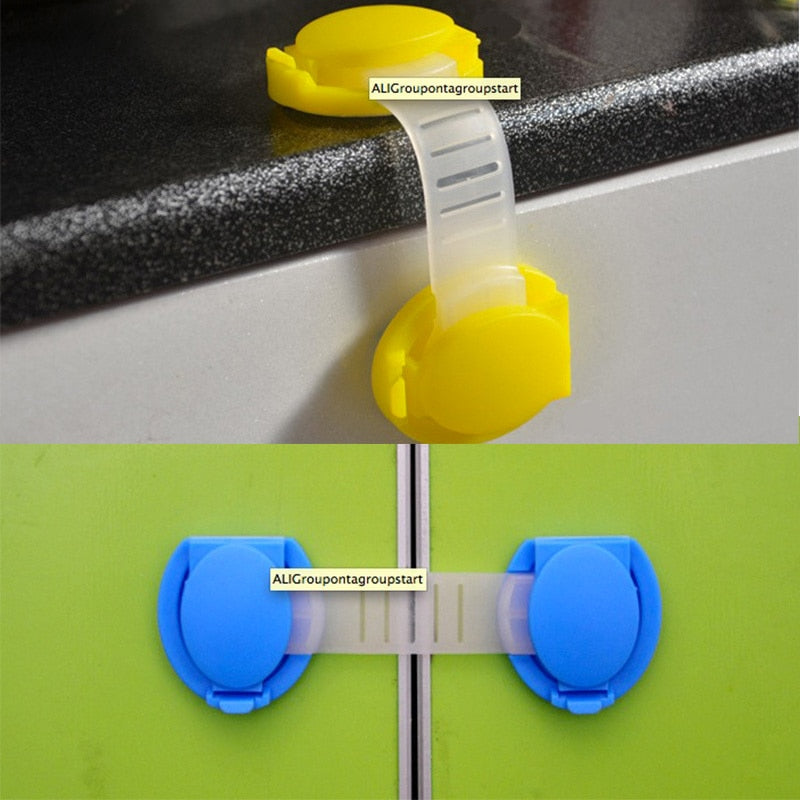 Child Safety Locks for Cabinets & Drawers | 10 Pack