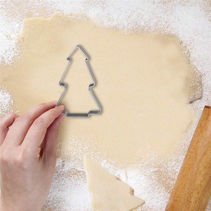 Christmas Cookie Cutters Set, 10 Stainless Steel Shapes
