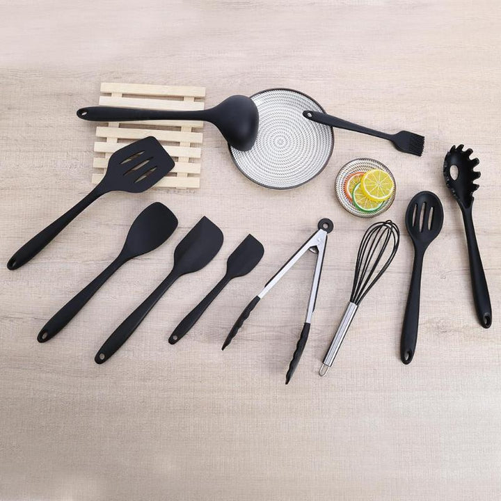 Silicone Nonstick Cooking Utensil Set, 10-Piece Kit
