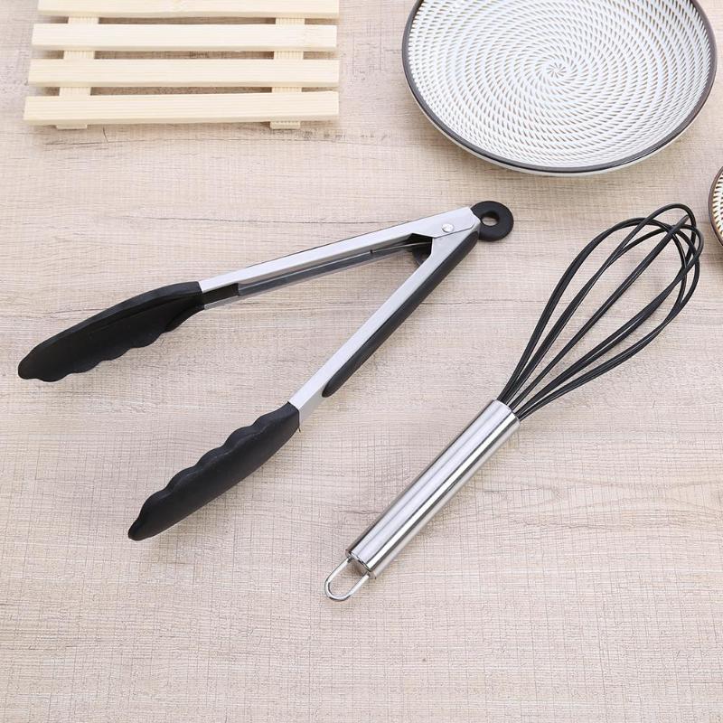 Silicone Nonstick Cooking Utensil Set, 10-Piece Kit