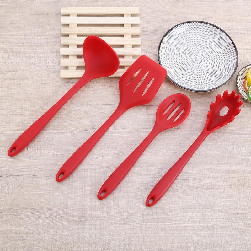 Silicone Nonstick Cooking Utensil Set, 10-Piece Kit