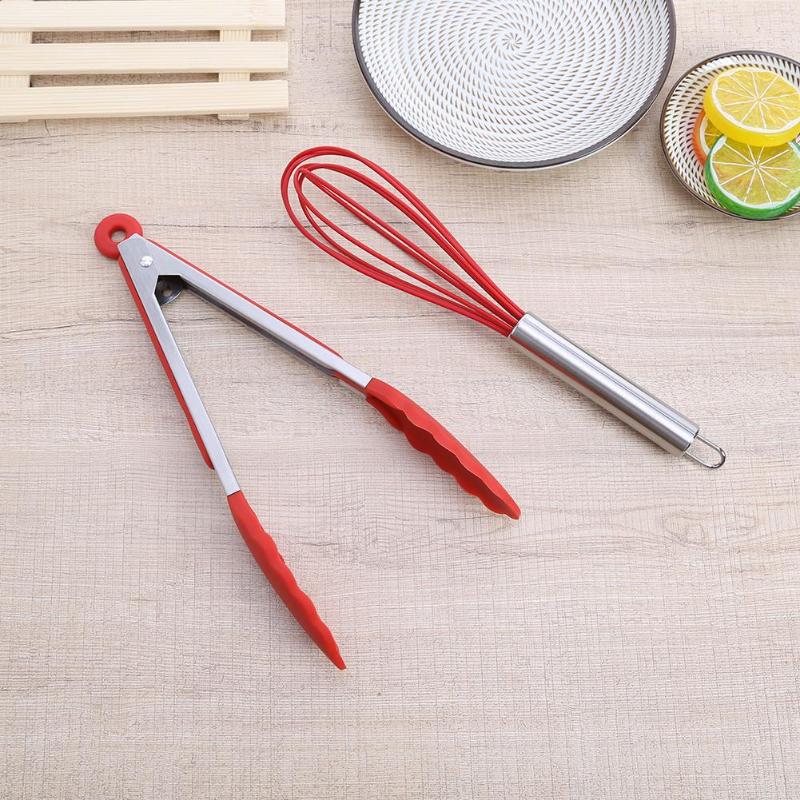 Silicone Nonstick Cooking Utensil Set, 10-Piece Kit