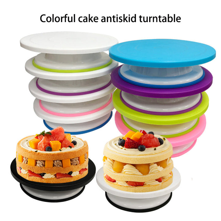 11 Inch Non-Slip Cake Turntable for Smooth Decorating