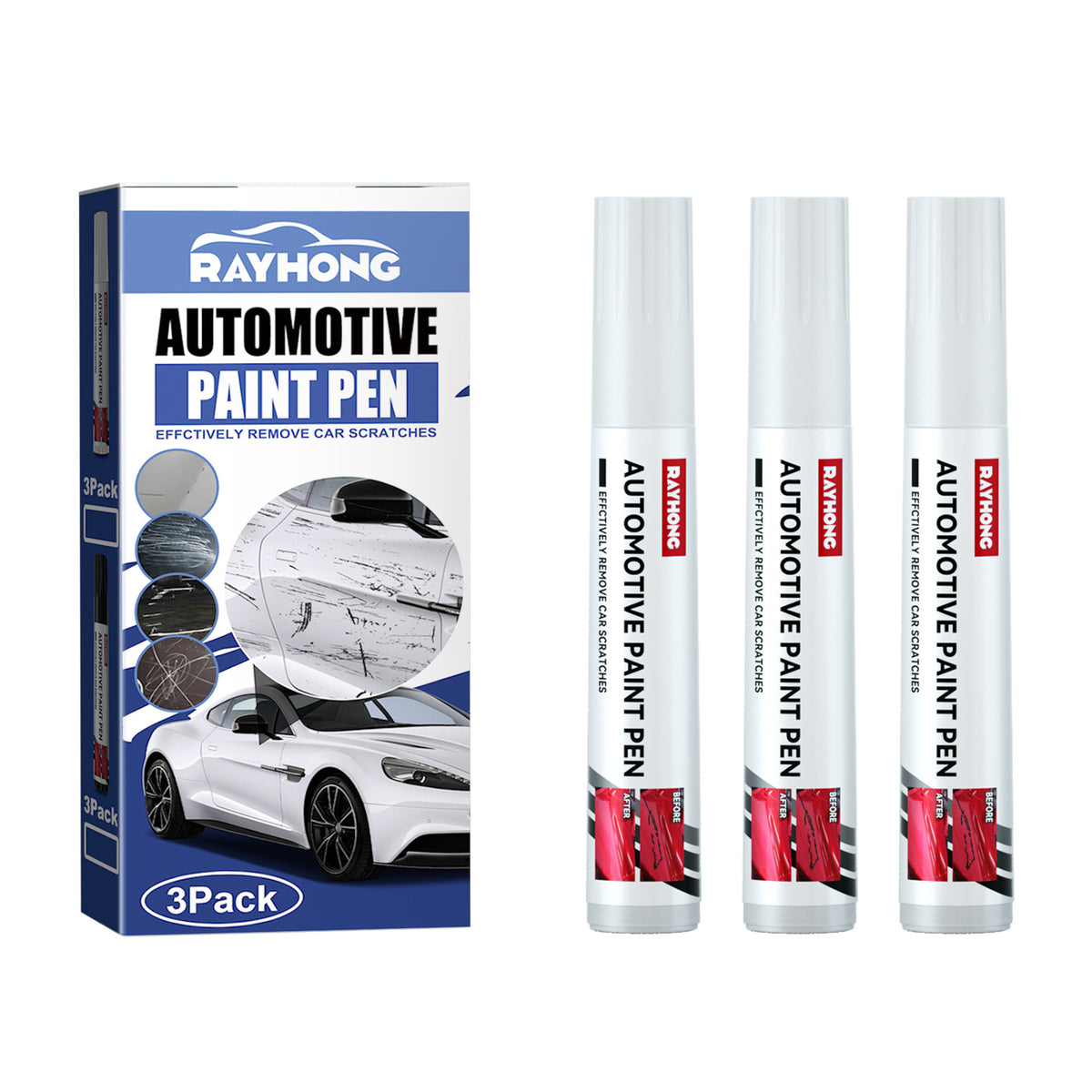 Automotive Paint Pen Set for Quick Scratch Touch-Ups
