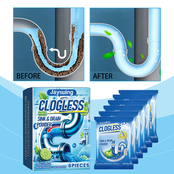 Drain Cleaning Powder for Fast, Fresh Kitchen Drain Flow