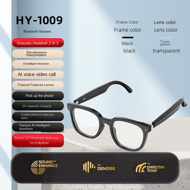 Bluetooth Smart Sunglasses: Calls, Music & AI Translation