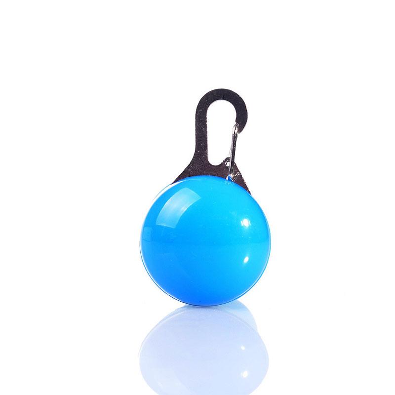 LED Dog Collar Light Clip-On Glow Pendant for Night Walks