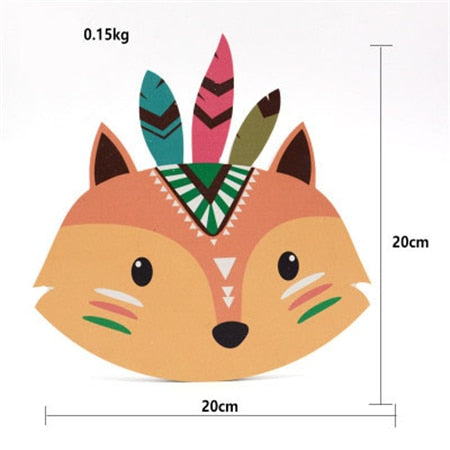 Wooden Animal Wall Decor for Cheerful Nursery Rooms