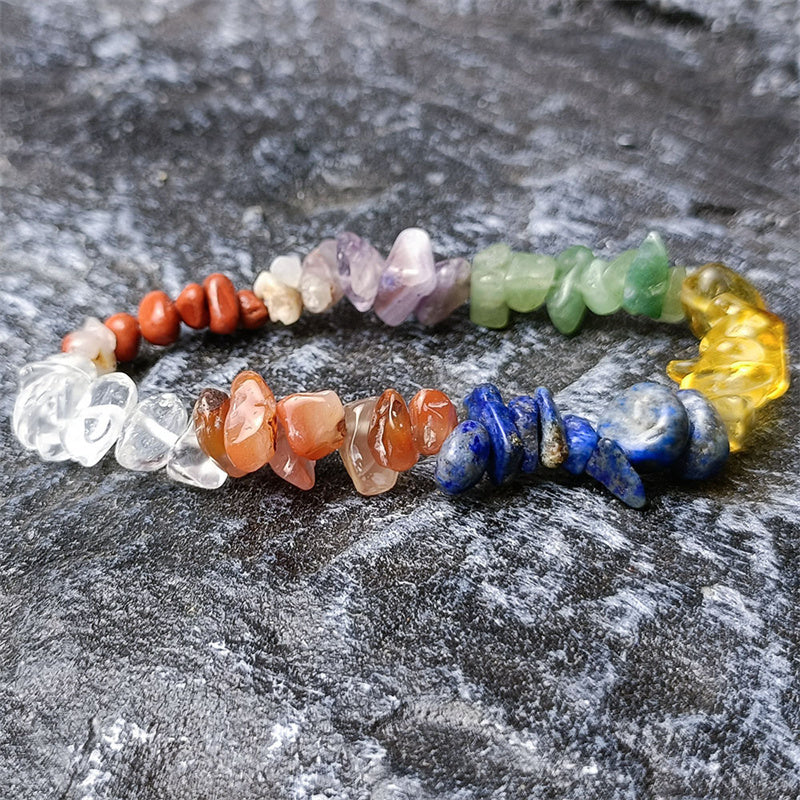 11-Piece Chakra Crystal Set for Colorful Bohemian Decor
