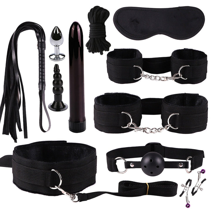 Bondage Set for Couples: 11-Piece Sensory Play Kit