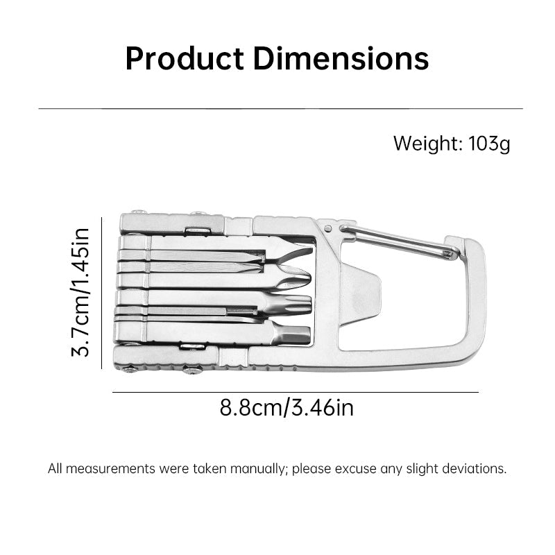 12-in-1 Multitool Screwdriver Set for Outdoor Repairs