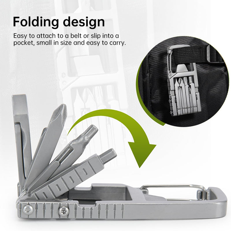 12-in-1 Multitool Screwdriver Set for Outdoor Repairs
