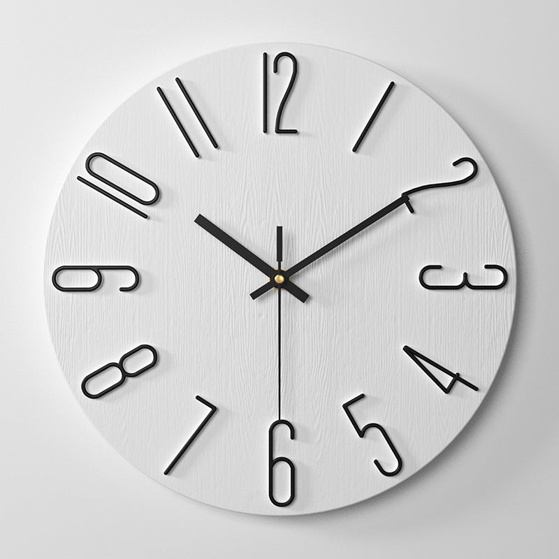 12-Inch Decorative Wall Clock for Clear, Stylish Time