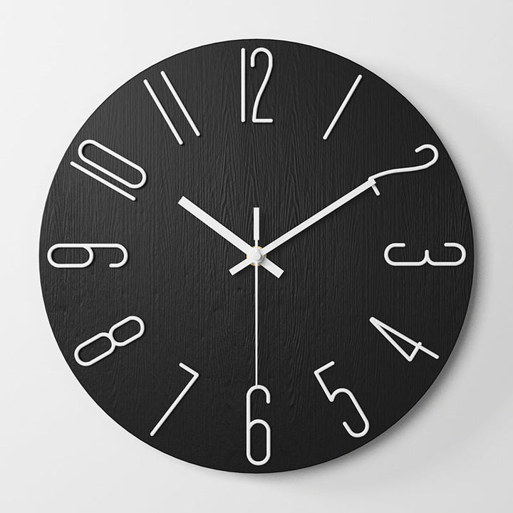12-Inch Decorative Wall Clock for Clear, Stylish Time