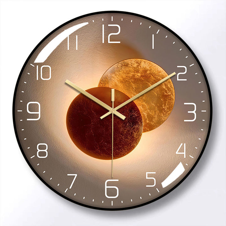 12-Inch Silent Wall Clock for Modern Living Rooms