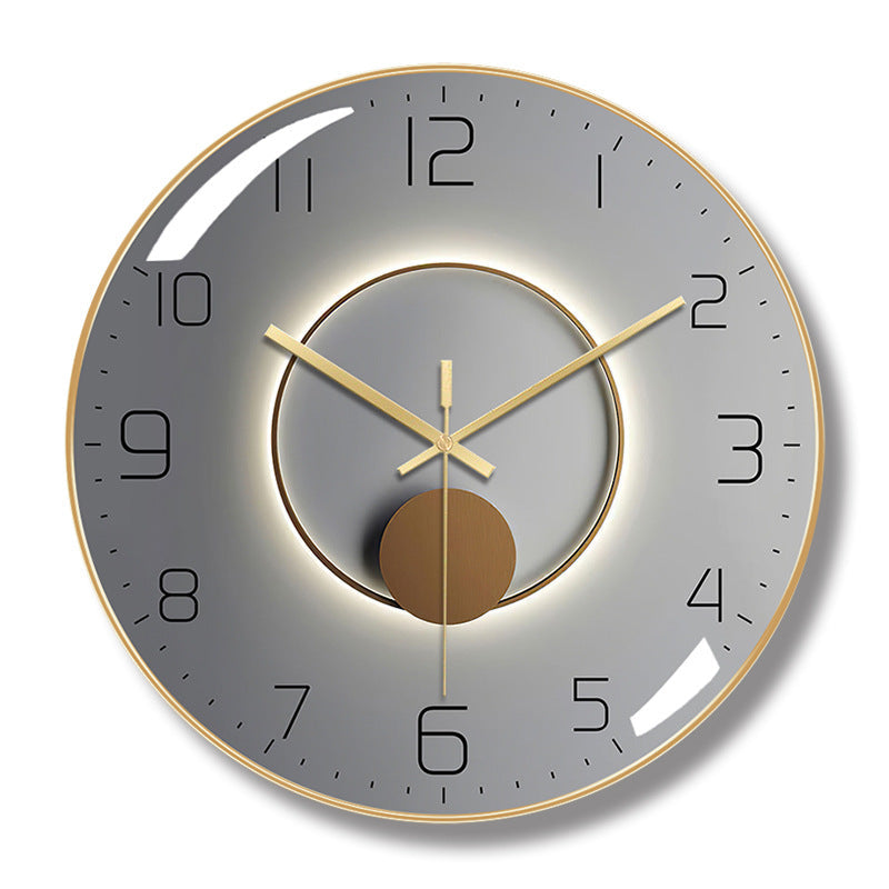 12-Inch Silent Wall Clock for Modern Living Rooms