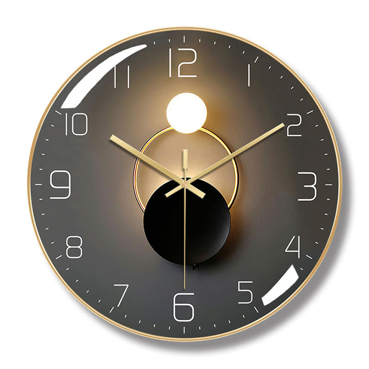 12-Inch Silent Wall Clock for Modern Living Rooms