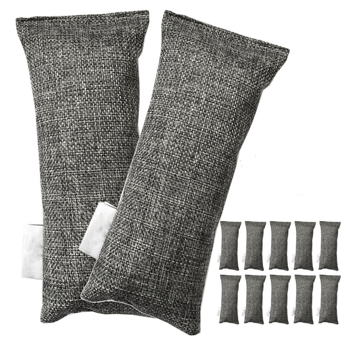 Natural Bamboo Charcoal Shoe Deodorizer Bags, 12 Pack