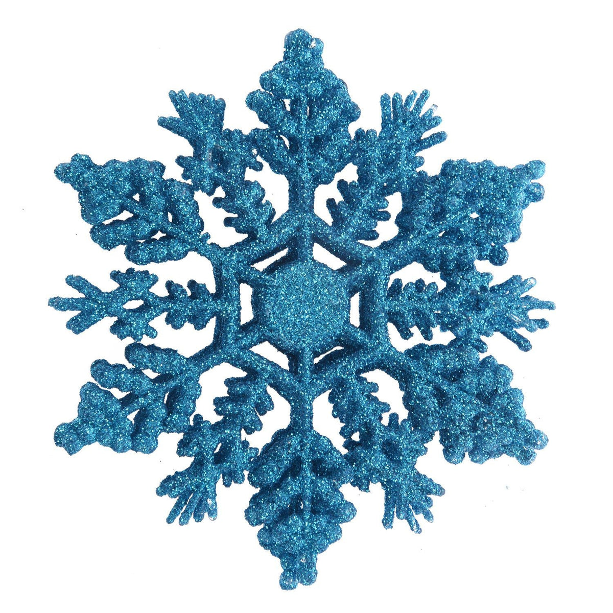 Glitter Snowflake Christmas Ornaments for Blue Trees