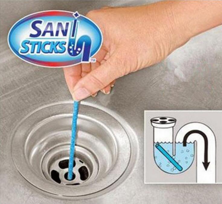 Enzyme Drain Cleaner Sticks, 12-Pack for Odor Relief