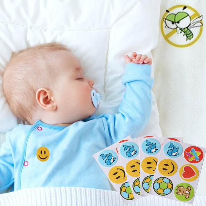 Mosquito Repellent Stickers for Kids, 120 Fun Patches