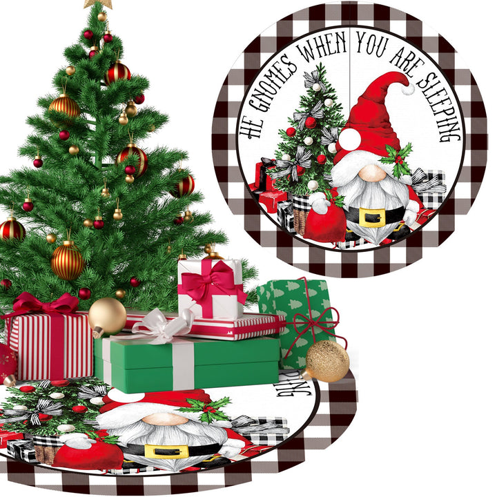 120cm Christmas Tree Skirt for a Polished Holiday Base