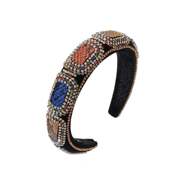 Jeweled Statement Headband for Colorful Glamorous Style