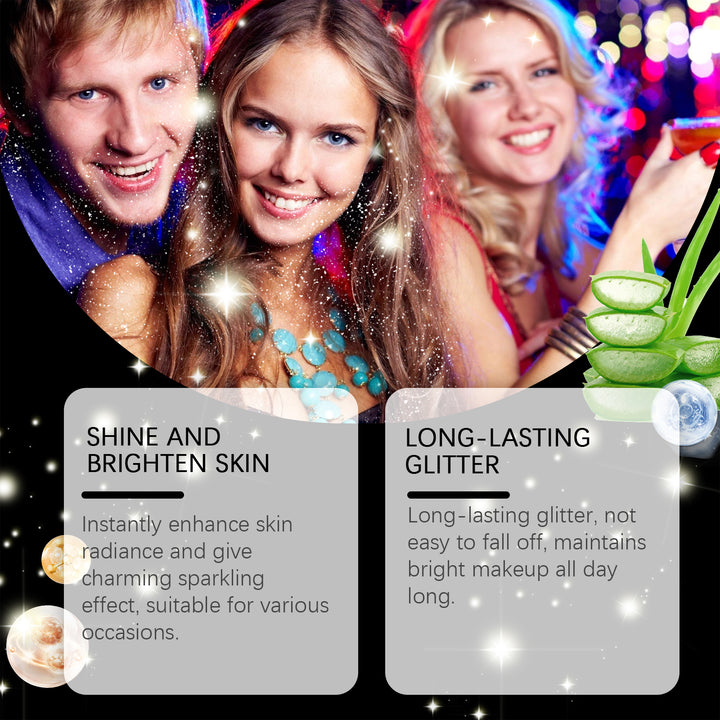 Hair & Body Glitter Spray for Long-Lasting Sparkle