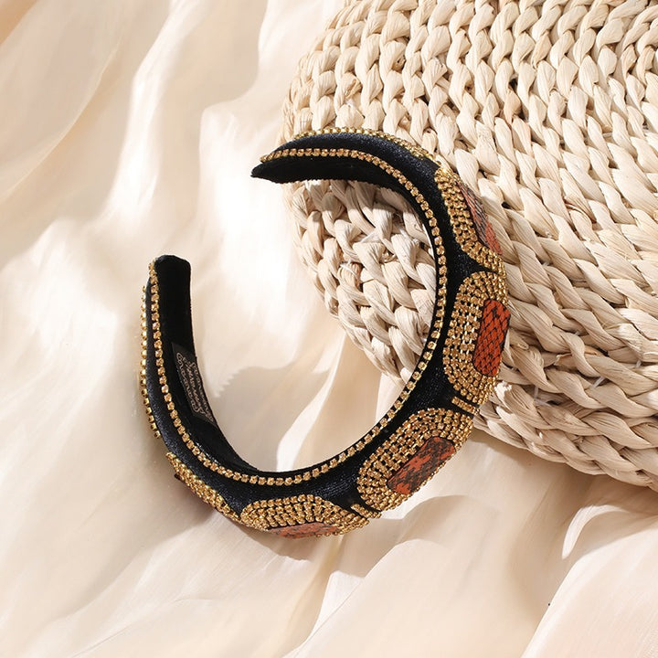 Jeweled Statement Headband for Colorful Glamorous Style