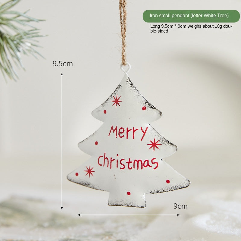 Metal Christmas Ornaments Set for Festive Displays