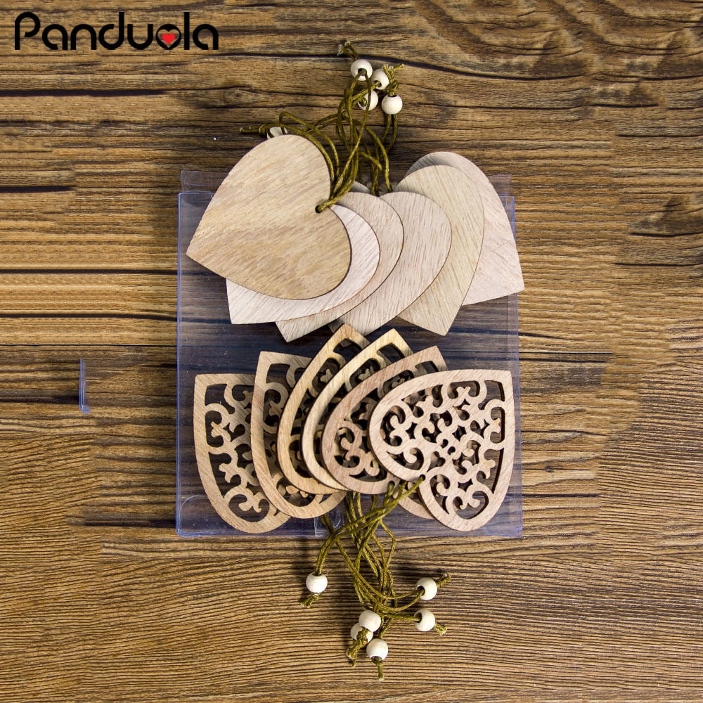 Wooden Christmas Ornaments for Rustic Holiday Decor