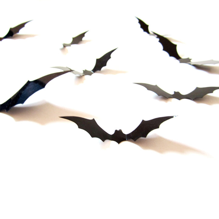 3D Halloween Bat Wall Stickers for Spooky Wall Decor
