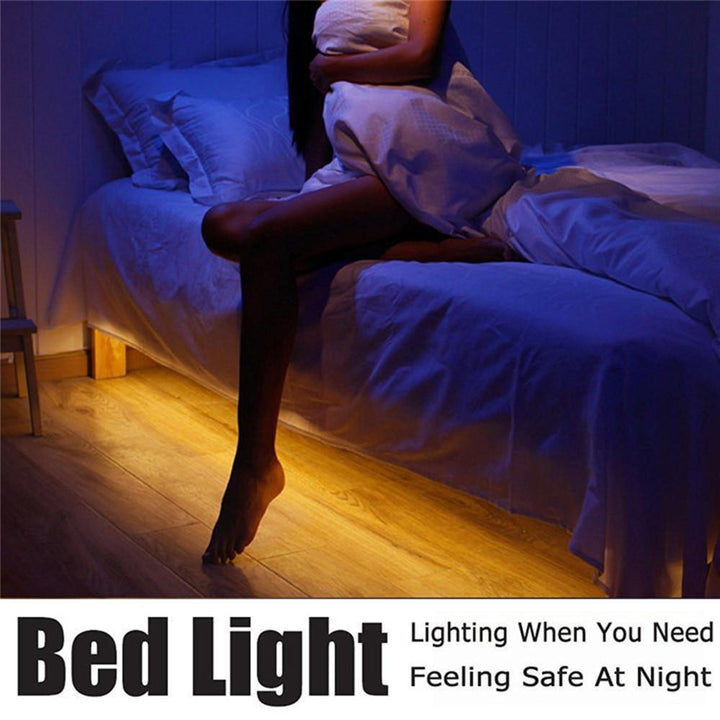 12V Motion Sensor LED Bed Light for Safe Night Walks