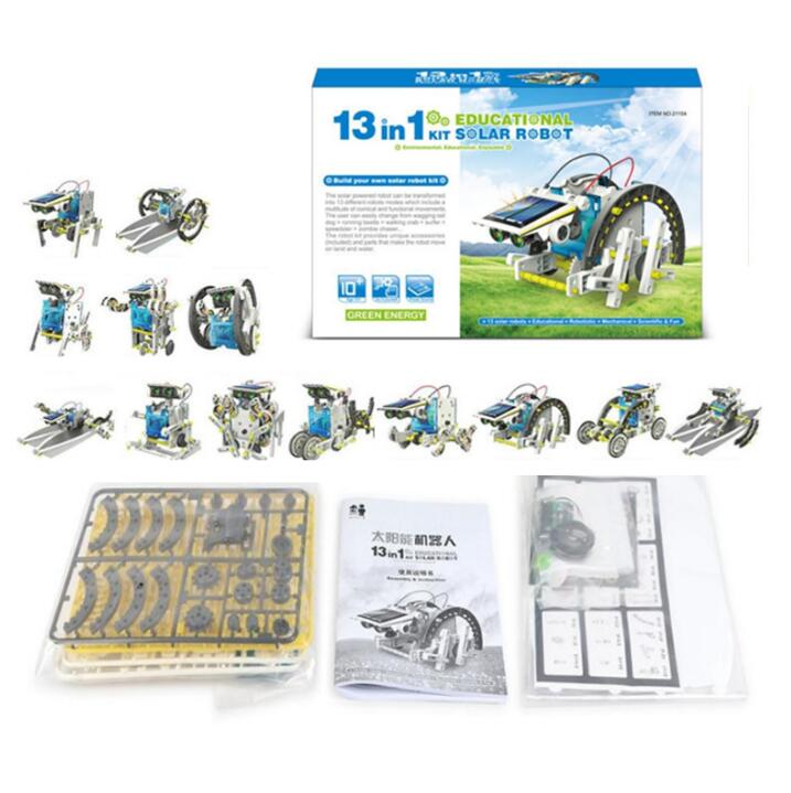 13-in-1 Solar Robot STEM Construction Kit for Kids
