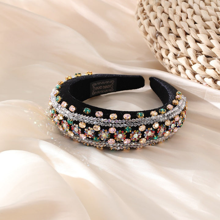 Baroque Rhinestone Headband for Instant Retro Glam