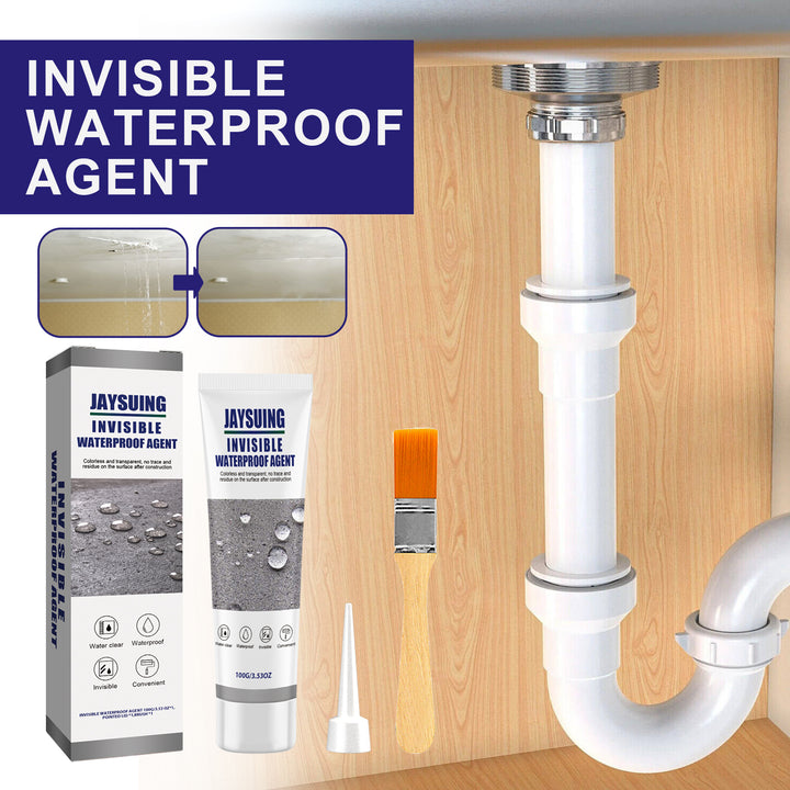 Invisible Waterproof Repair Coating for Small Leaks